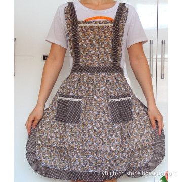 High Quality Coverall Kitchen Sets Housewife Cotton Apron